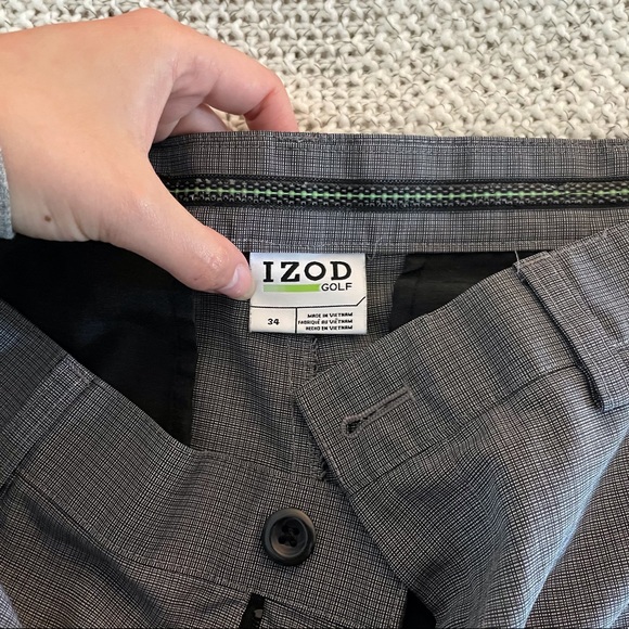 ❤️ SOLD ❤️ Izod 34W Grey Moisture Wicking Golf Shorts - Picture 7 of 7
